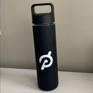 Peloton glass water bottle